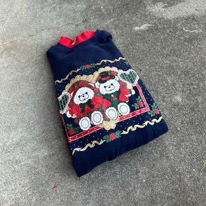 Vintage Wedding Bears Christmas Grandma Sweatshirt